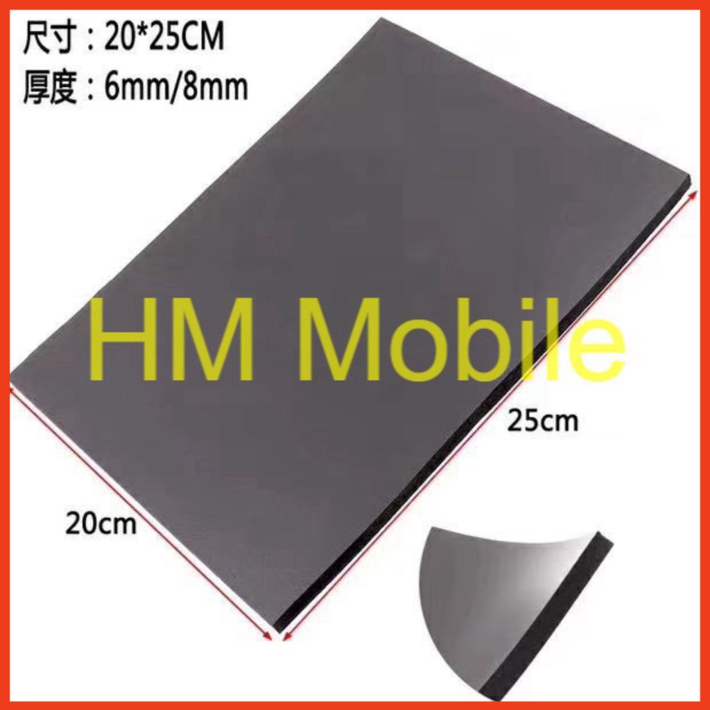 Tấm cao su lót ép màn hình, ép kính, ép ron, ép keo kích thước 260x190