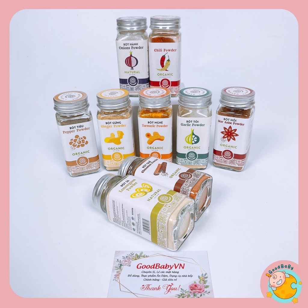 Hình ảnh thực tế Gia vị hữu cơ Vinasamex cho bé và cả gia đình Goodbabyvn chính hãng trên Shopee
