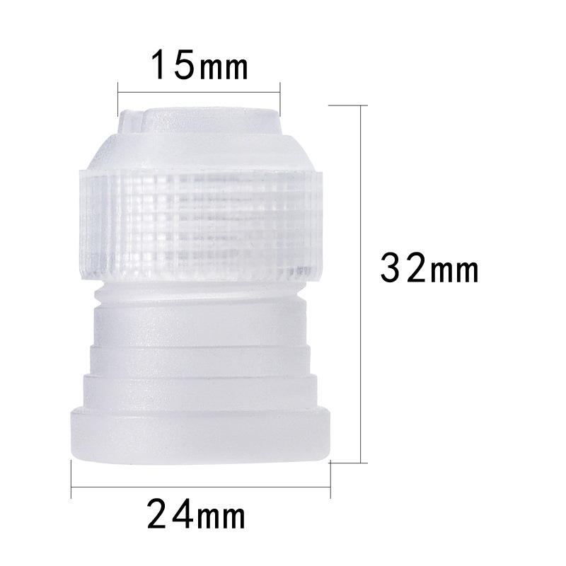 Bộ 8 Chi Tiết Túi Bắt Bông Kem 6 Đầu Bắt Bông Kem Bằng Thép Không Gỉ