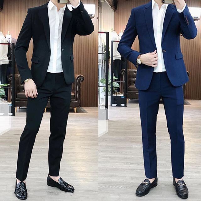 Bộ Vest Nam Hàn Quốc Giá Tốt Tháng 8, 2023 | Mua Ngay | Shopee Việt Nam