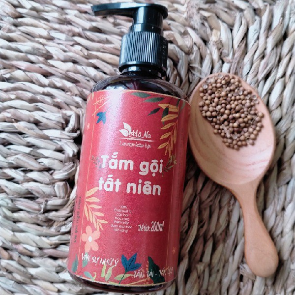 Tắm gội Tất niên 220ml - Tinh dầu Hà Na - Mềm Ẩm Da, khử mùi, xông tắm hiệu quả
