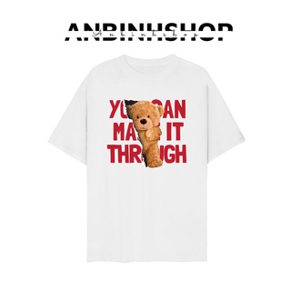 Áo thun unisex in hình Gấu You can make cực dễ thương hot trend chất vải mềm mỏng nhẹ mịn mát AnbinhShop