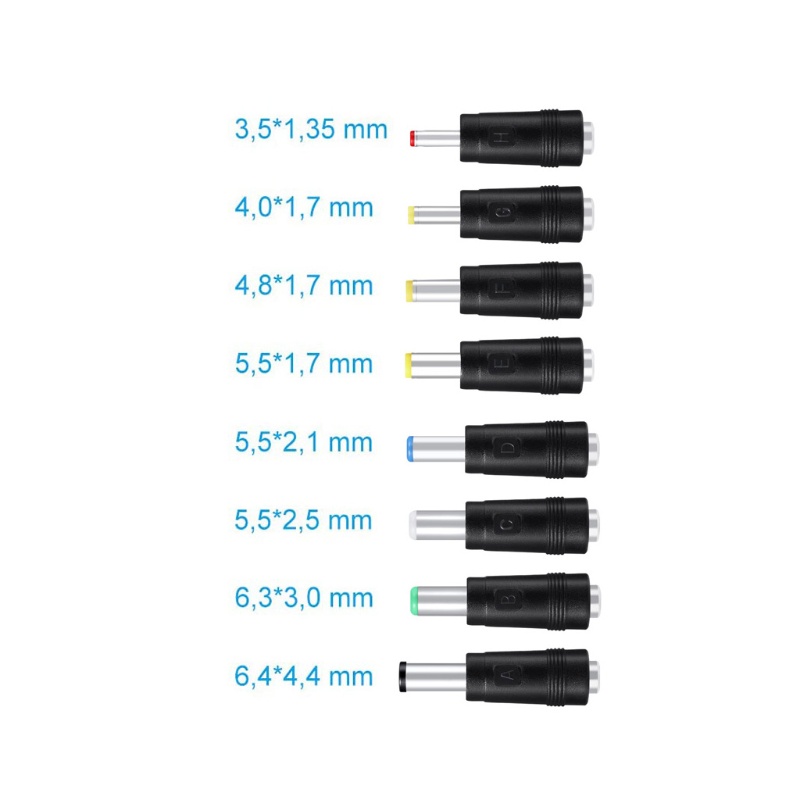 Cinna 8 trong 1 5V USB sang DC 5 5x2 1mm Cắm Dây Sạc Cho Quạt Loa Router LED