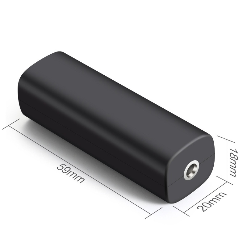 GODD 3 5mm Aux Ground Loop Cách ly tiếng ồn Cáp nhựa Bộ lọc âm thanh trong suốt