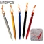 YUUKII 5 / 10 Chiếc 18cm Lều Chốt Cọc Siêu Nhẹ Hợp Kim Nhôm Đỏ Cắm Trại Đi Bộ Đường Dài