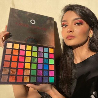 UCANBE Hương Vị Kỳ Lạ Bảng Phấn Mắt 48 Màu Bấm Lấp Lánh Shimmer Matte Green Eye Shadow Neon Kim Loại Trang Điểm Mỹ Phẩm