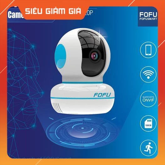 [Siêu rẻ]Camera Không dây 360 độ Fofu C6C|Camera wifi gia re|camera thông minh|camera giám sát wifi
