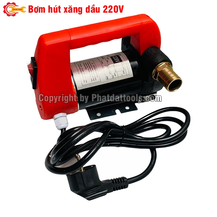 Máy Bơm Hút Nhiên Liệu Xăng, Dầu 12V - 24V - 220V, Công Suất 175 - 380W,  Bảo Hành 6 Tháng | Shopee Việt Nam