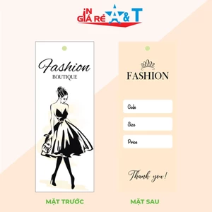 100Nhãn mác giấy quần áo thời trang cao cấp