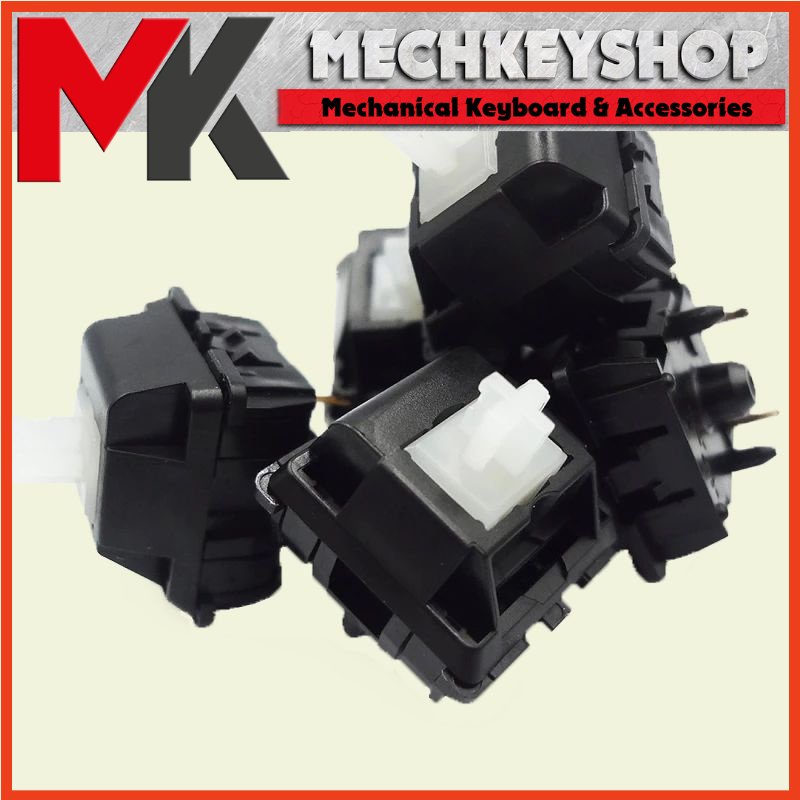 5 JWK/ Durock POM Piano switch linear 63.5g Công tắc bàn phím cơ