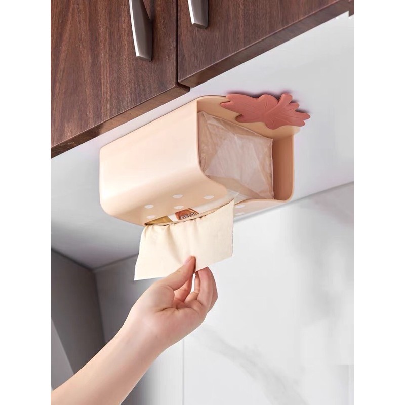 Hộp đựng khăn giấy treo tường hình dứa siêu xinh