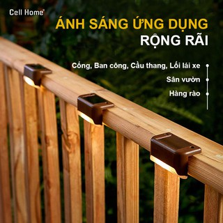 Ảnh 2 – Đèn LED lối đi, cầu thang năng lượng mặt trời chống nước IP65 dùng trong trang trí ngoại thất