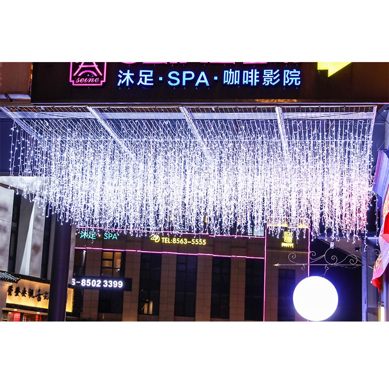 Đèn LED Rèm Treo Ngoài Trời 8 Hiệu Ứng Chớp - Chống Thấm Nước | Shopee ...