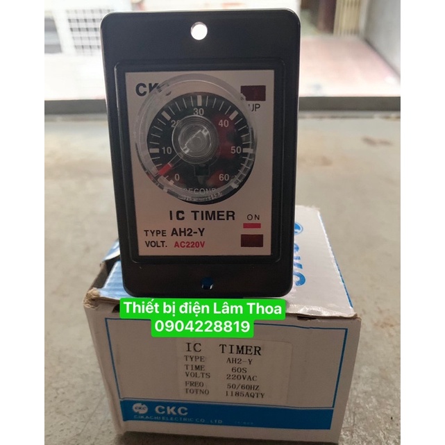 Rơ le thời gian CKC AH2-Y / Relay timer 220VAC | Shopee Việt Nam