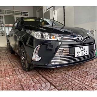 Ốp viền đèn gầm trước xe Vios 2021- 2022 , Yaris 2021- 2022-2023-2024 mạ crom cao cấp - Giá 1 đôi