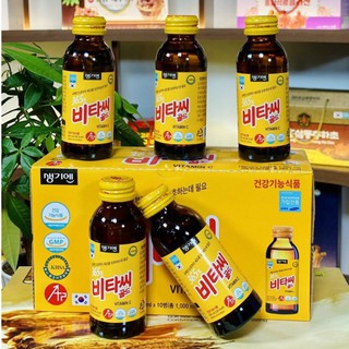 Nước Uống Bổ Sung Vitamin C 365 Hàn Quốc Hỗ Trợ Tăng Lực, Tăng Sức Đề Kháng, Giải Khát Ngày Hè ( 100 ml x 10 chai )