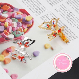 [ SIÊU ĐẸP ] Kẹp Tóc Bươm Bướm Động Đậy - Kẹp Tóc Tuổi Thơ [ Mya Xinh ]