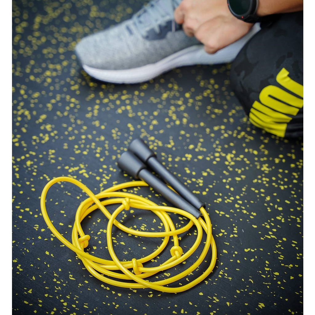 Thảm nhảy dây SPORTY chống ồn chất liệu cao su 1mx1m dày 3mm giảm sốc, cách âm tập thể dục trong nhà