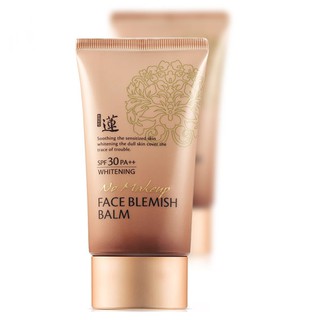 Kem trang điểm makeup làm trắng da, dưỡng ẩm và làm mờ nám tàn nhang Welcos no makeup face blemish balm 50ml