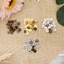 YOLOGO 20 / 40 Chiếc Nút Mini Họa Tiết Ngôi Sao Trang Trí Phụ Kiện 5 Mm DIY Búp Bê Quần Áo