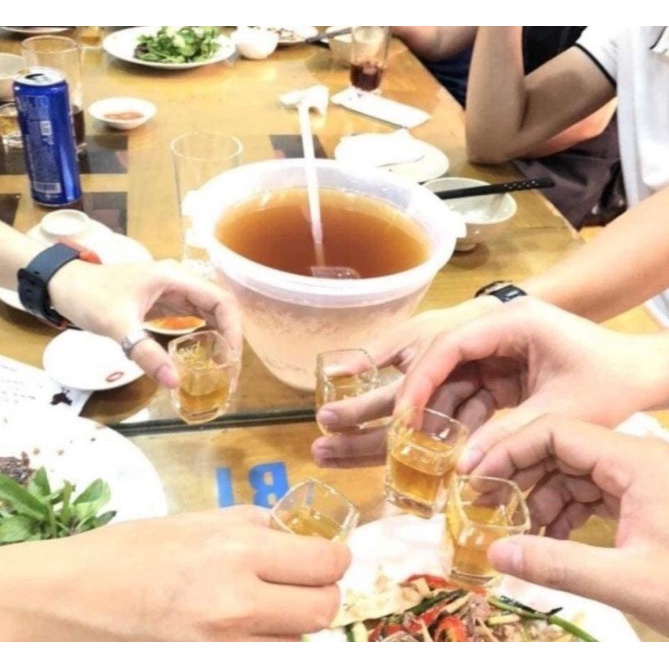 BÁT ƯỚP ĐÁ LẠNH ĐỰNG RƯỢU TIỆN DỤNG ( tặng gáo múc) DỤNG CỤ ƯỚP LẠNH TRÁI CÂY CAO CẤP aladanh-net-vn