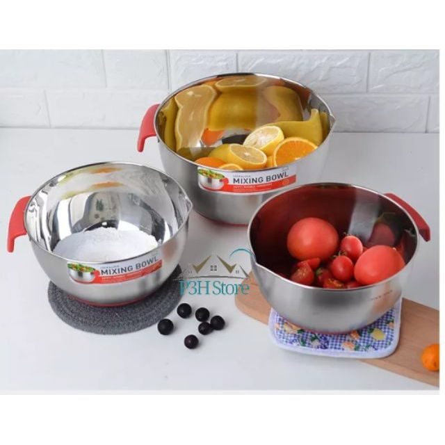 Thố trộn inox Lock&Lock Mixing Bowl các cỡ | Shopee Việt Nam
