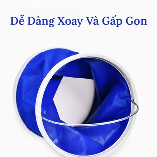 Xô Đựng Nước Gấp Gọn – Dùng Đựng Nước Rửa Xe Và Làm Xô Câu Cá Tiện Lợi