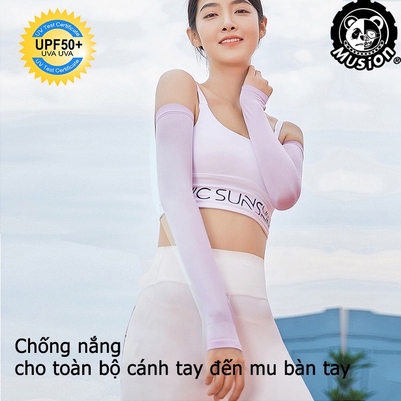 Ống bao cánh tay chống tia cực tím thời trang nam nữ thích hợp hoạt động ngoài trời