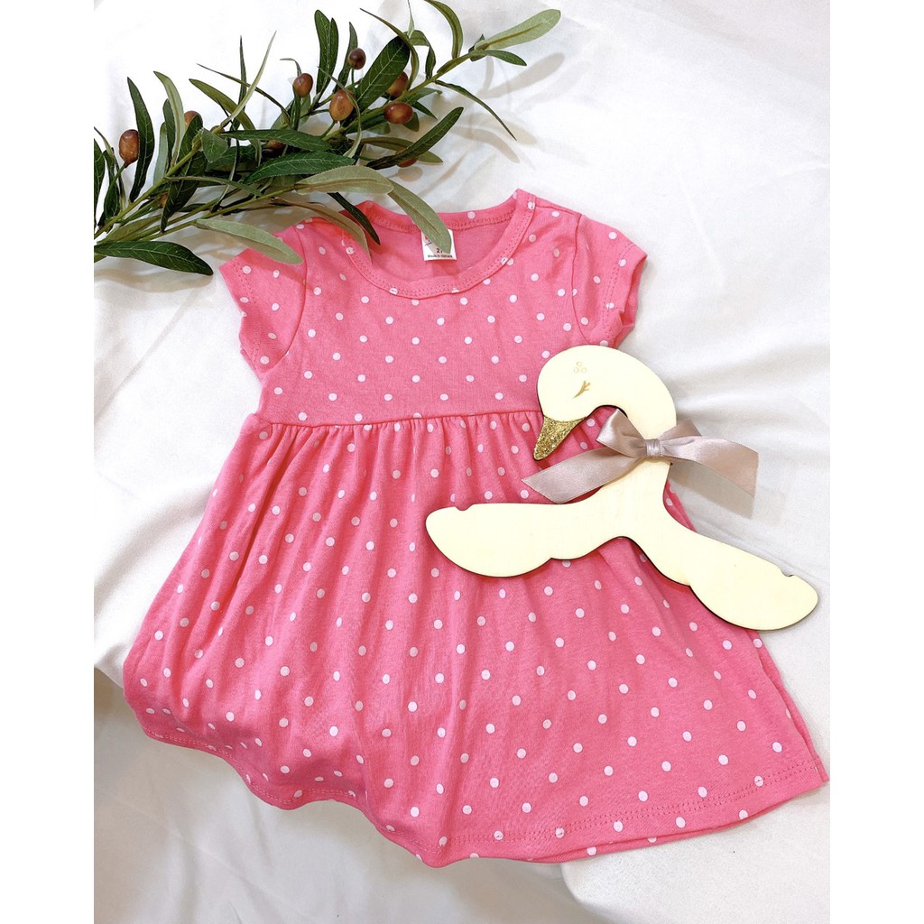 Váy Trẻ Em, Đầm Cotton Siêu Thoáng Mát Thời Trang Cho Bé Gái