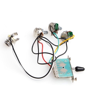 COLO 5 Chiều Công Tắc Nồi 500k Núm Dây Dây Điện Pickup Cho Đàn Guitar
