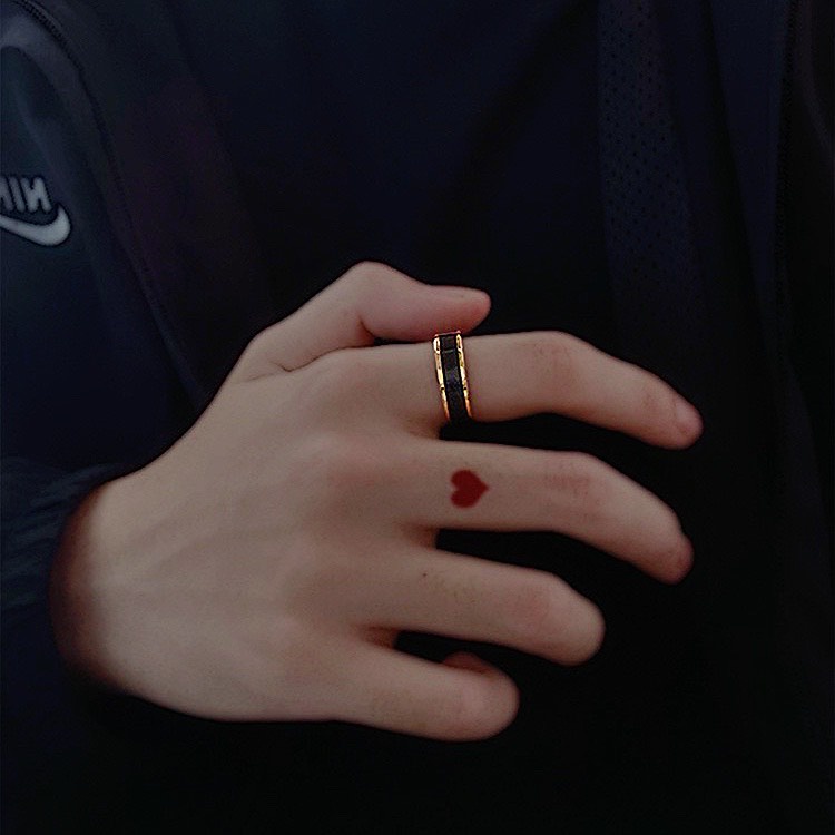 Nhẫn Nam Nữ Basic Row Ring Màu Bạc Đẹp Cao Cấp - Nhẫn Unisex Titan Không Gỉ - Row Ring - Horizon