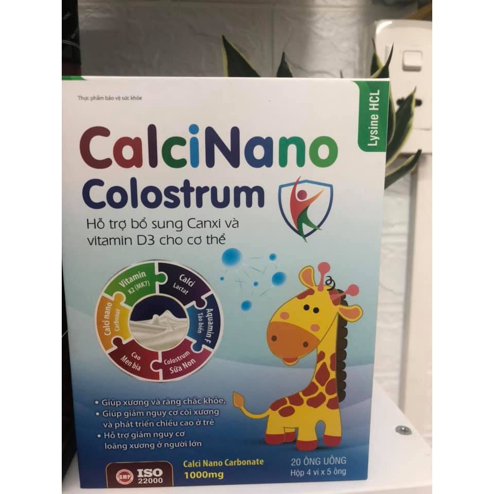 CalciNano Colostrum Hỗ trợ bổ sung canxi phát triển chiều cao