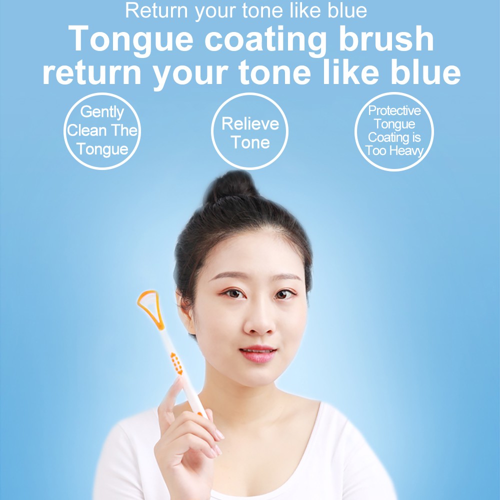 Ảnh Cofoe Nhựa Phế Liệu Lưỡi Loại Bỏ Xấu Hơi Thở Tươi Phế Liệu Rêu Làm Sạch Sổ Lưu Niệm Lưỡi Bàn Chải Băng Cạp Miệng Vệ Sinh Miệng Chăm Sóc Nha Khoa 3