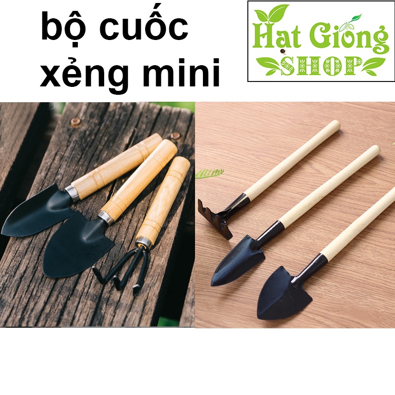 Bộ Dụng Cụ Làm Vườn - Bộ Cuốc Xẻng Mini (bộ 3 cái) | Shopee Việt Nam
