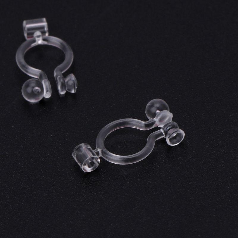 20Pcs Invisible Clip-on Earring Converters for  Pierced Ears Jewelry Findings