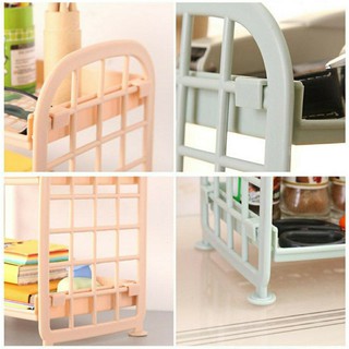 (CAO CẤP) Kệ Nhựa Mini 2 Tầng Mini Đựng Đồ Đa Năng Nhỏ Gọn Siêu Xinh ❤️ 𝗚𝗜𝗔𝗗𝗨𝗡𝗚𝗛𝗔𝗡𝗢𝗜𝟯𝟵 ❤️