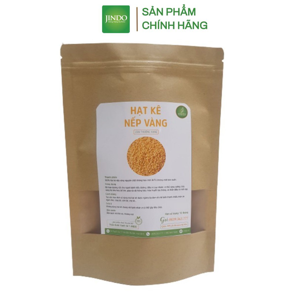 Hạt kê nếp vàng thượng hạng JINDO 1kg giúp cơ thể khoẻ mạnh