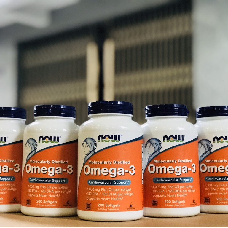 NOW OMEGA-3, DẦU CÁ FISH OIL CHẤT LƯỢNG CAO CHÍNH HÃNG MỸ