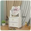 Kệ Mỹ Phẩm Bàn Trang Điểm Mini 2 Ngăn Kéo Tiện Lợi Kèm Gương Tai Mèo 4 Ngăn Sườn Dễ Thương , TÁP ĐẦU GIƯỜNG TRANG ĐIỂM