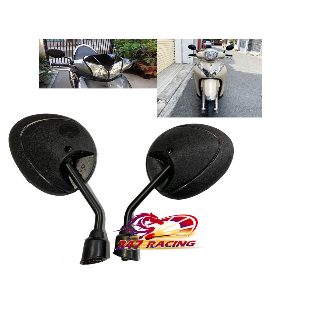 Cặp kính chiếu hậu kiểu Mèo gắn các loại xe máy (1 cặp)