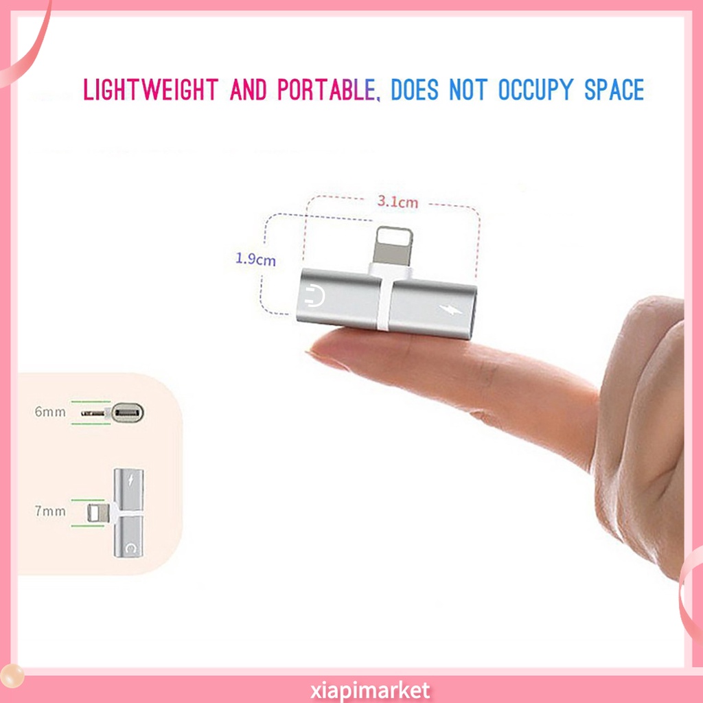 Giắc Cắm Chuyển Đổi 8 Pin Tai Nghe Và Sạc Di Động Cho iPhone