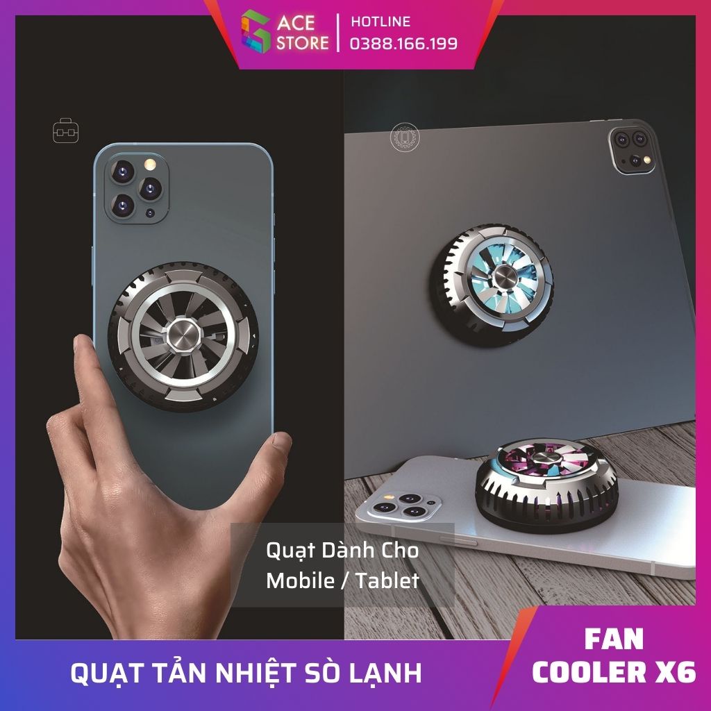Quạt tản nhiệt nam châm X6