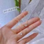 Vòng cổ nữ mạ bạc bằng chất liệu titan không gỉ đính đá phong cách đơn giản nhẹ nhàng