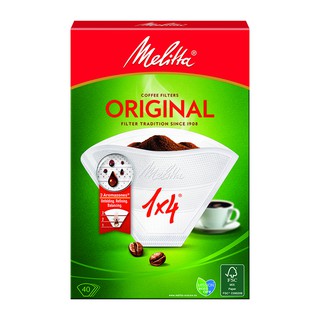 Giấy lọc cà phê Melitta (hộp 40 tờ) | Melitta coffee filter | Shopee ...