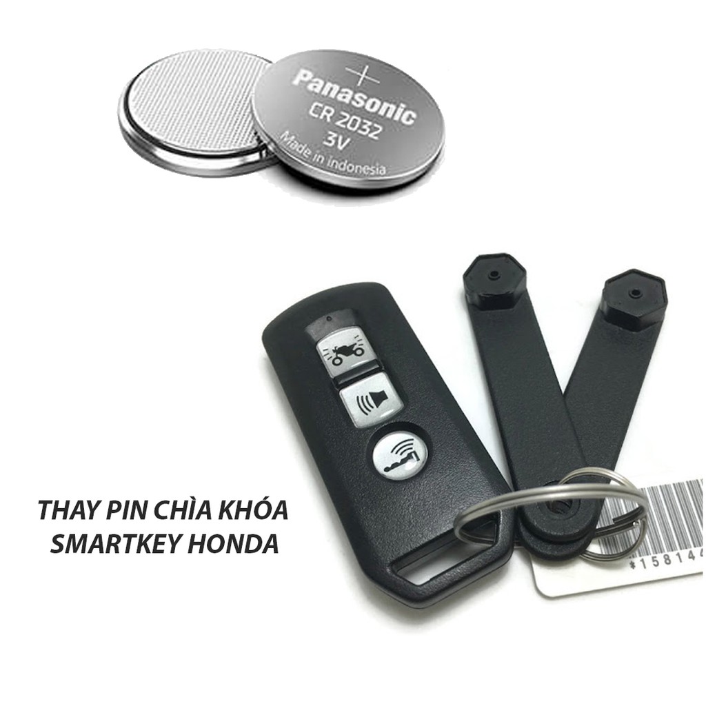 Thay pin chìa khóa smartkey