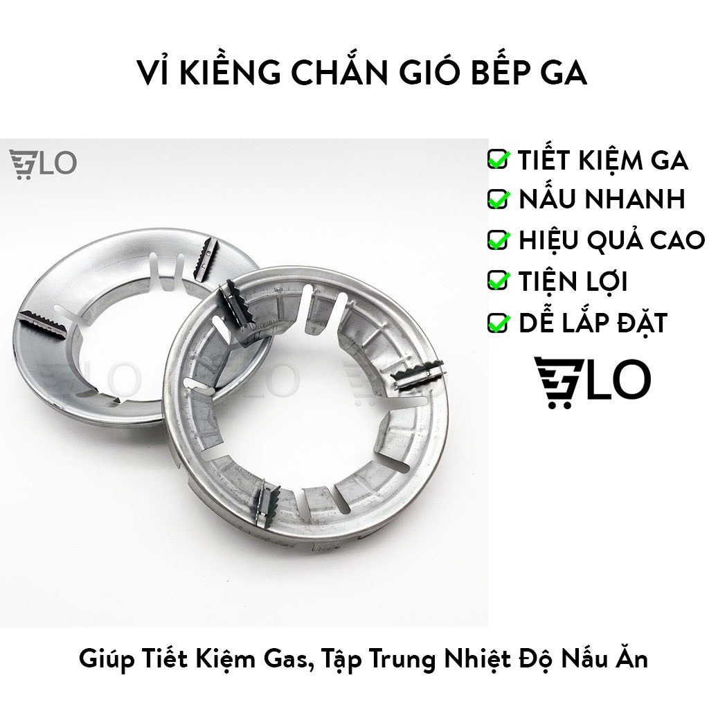 Kiềng chắn gió bếp ga, chống tản nhiệt,tiết kiệm ga,tiện lợi cho người nấu ăn
