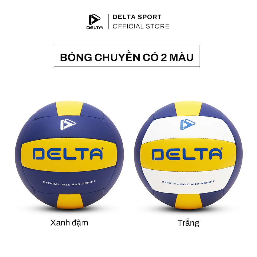 Ảnh Bóng Chuyền DELTA May Máy Size 5 Da TPU Êm Dịu Nhẹ Chống Nước Tốt Phù Hợp Tập Luyện DELTABC01 4