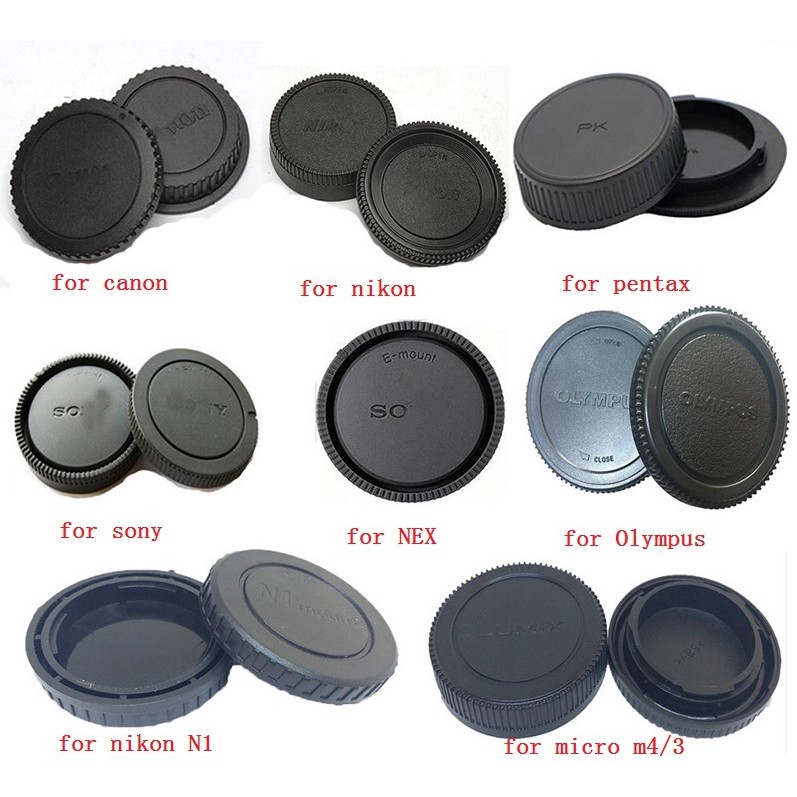 Nắp Cap lens sau ống kính, nắp máy tất cả các ngàm : Canon, Nikon, Sony ...