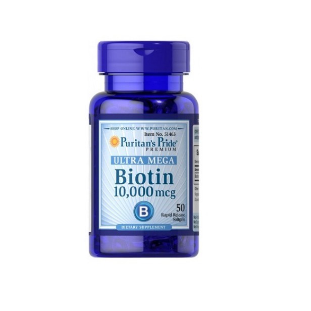 Ảnh Combo hết mụn - liền sẹo ngừa thâm Puritan's Pride zinc for Acne 100v , Biotin 50v, Vitamin C 100v 2