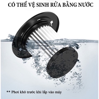 Máy Hút Bụi Không Dây Cầm Tay Đa Chức Năng - Có Thể Hút Bụi Trên Ô Tô,Và Nhà,Công Suất Lớn Làm Sạch Mọi Ngóc Ngách Ver5